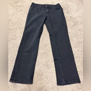 LEVIs Men’s Black Straight-Leg Jeans